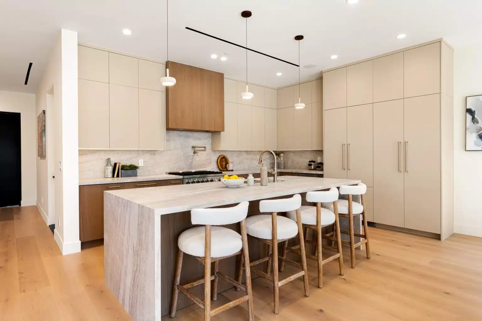 High-end modern kitchen with island