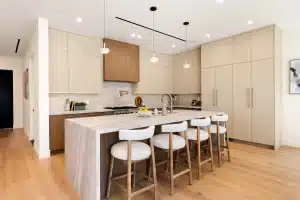 High-end modern kitchen with island