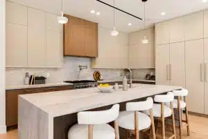 Luxury custom kitchen with island